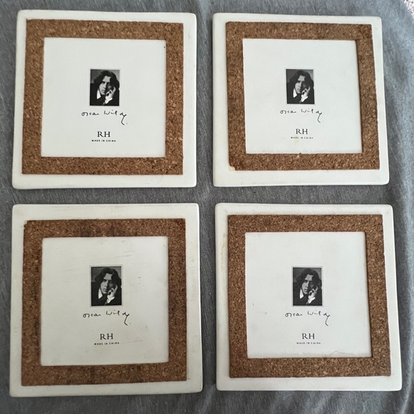 Restoration Hardware Oscar Wilde Coasters - Picture 3 of 9
